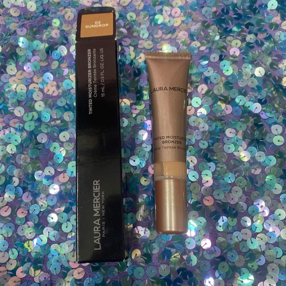 Laura Mercier 02 SUNDROP Tinted Moisturizer Bronzer 0.5 oz